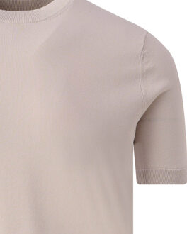 Genti T-shirt met korte mouwen - maat XXL Beige
