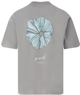 Genti T-shirt short sleeve Grijs - L