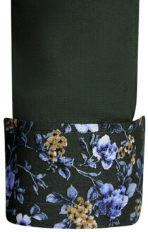 Gentile Bellini Formele overhemden voor slim fit stretch - maat XXXL Groen