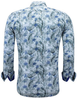 Gentile Bellini Katoenlange mouw met print - maat L Wit