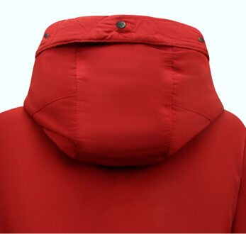 Gentile Bellini Lange gewatteerde jas Rood - XL