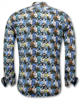 Gentile Bellini Met print - maat XXL Blauw