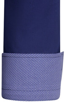 Gentile Bellini Nette getailleerde overhemden slim fit stretch - maat XXXL Blauw