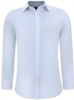 Gentile Bellini Nette overhemden voor slim fit stretch Wit - XL