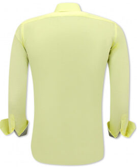 Gentile Bellini Nette stijlvolle slim fit stretch - maat XXL Geel