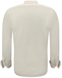 Gentile Bellini Oxford effen beige Veelkleurig - XXXL