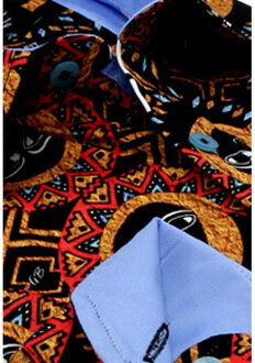 Gentile Bellini Premiummet print slim fit Zwart