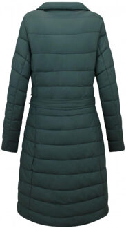 Gentile Bellini Puffer jacket lang - maat S Groen