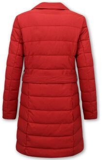 Gentile Bellini Puffer jas lang - maat M Rood