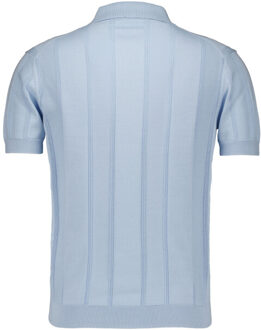 Gentiluomo Polo no buttons ss polos k4201-282 - maat M Lichtblauw