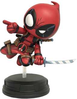 Gentle Giant Marvel Animated Statue Deadpool (Jumping) 18 cm