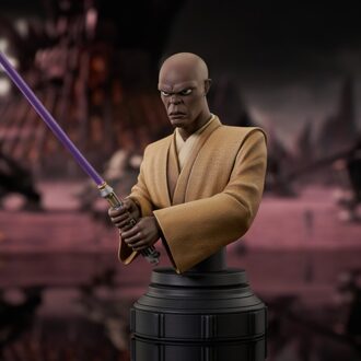 Gentle Giant Star Wars The Clone Wars Mace Windu 1/7th Scale Bust 15 cm