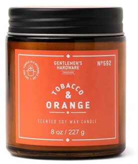 Gentlemen's hardware geurkaars - tabak en sinaasappel
