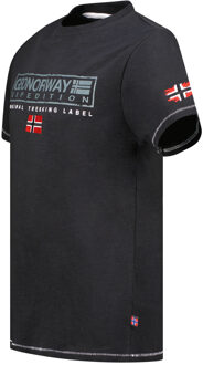 Geographical Norway Heren-T-shirt korte mouwen SY1311HGN Zwart