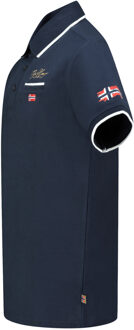 Geographical Norway Polo SS Kara Polo Blauw - 2XL