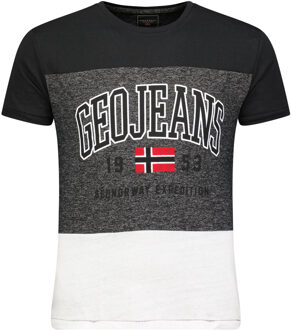 Geographical Norway t-shirt heren jerudico - Zwart - M