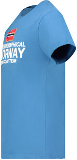 Geographical Norway Tee SS Jacky Shirt Blauw - maat M