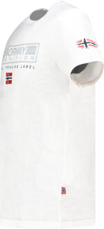 Geographical Norway Tee SS Jasic Shirt Wit - maat