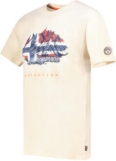 Geographical Norway Tee SS Jummit Shirt Beige