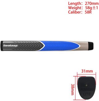 Geoleap Golf Club Grip Jumbo Size Putter Grips 3 Kleuren Putter Grips Blauw