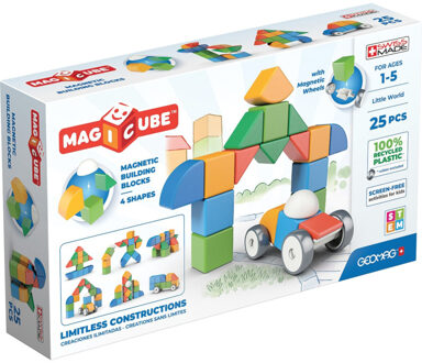 Geomag Magicube 4 Shapes Recycled Little World Constructiespeelgoed