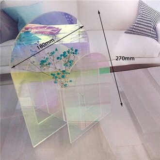 Geometrie Acryl Bloem Vaas Pot Nordic Roud Wave Vorm Niet Breekbare Vazen Mand Borstels Holder Home Decor Supplies 07