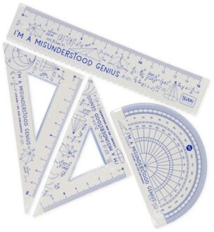 geometrie liniaal set - genius