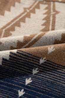 Geometrisch Patroon Trui - maat Bruin