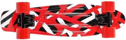 Geometrisch skateboard Rood - One size