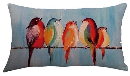 Geometrische Animal Gedrukt Kussensloop Woondecoratie Accessoires Patroon Linnen Kussensloop Sofa Fluwelen Kussenhoes Дакимакура B