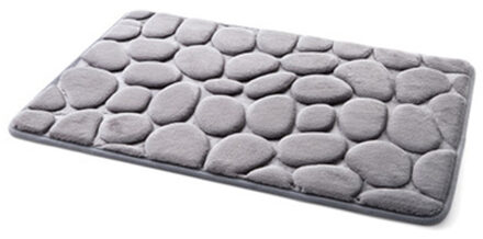 Geometrische Badkamer Flanel Matten Set Traagschuim Tapijt Kit Wc Patroon Bad Antislip Vloer Tapijt Matras Huis accessoire grijs