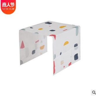 Geometrische Bloemen Koelkast Cover Peva Hoge Waterdichte Cover Koelkast Stofkap Voor Keuken Badkamer Geometry