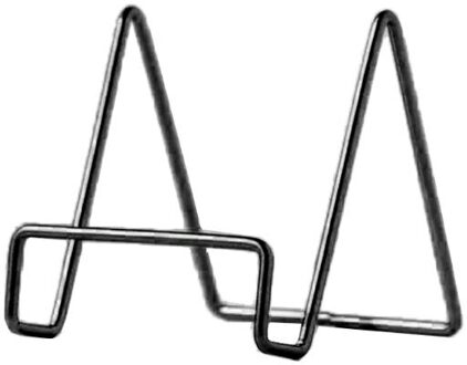 Geometrische Desktop Plaatsing Stand Mobiele Telefoon Boek Krant Collection Opbergrek Tijdschrift Display Houder S-zwart