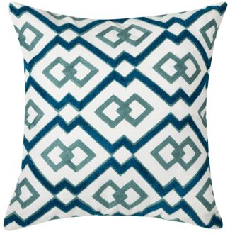 Geometrische Katoen Borduren Super Zachte Pluche Diamant Decoratieve Kussensloop Huishoudelijke Handgemaakte Polyester Stoel Sofa Cushioncover 06