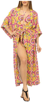 Geometrische Kimono in MultiColour 4Giveness , Multicolor , Dames - ONE Size