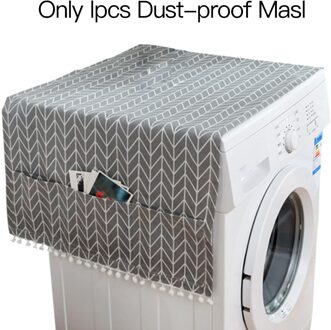 Geometrische Koelkast Cover Doek Waterdicht Huishoudelijke Dust Sheet Zonnebrandcrème Organizer Voor Wasgoed