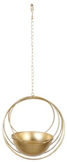 Geometrische Metalen Iron Plant Hanger Opknoping Mand Plafond Planter Bloempot Houder Tuin Balkon Decoratie GD