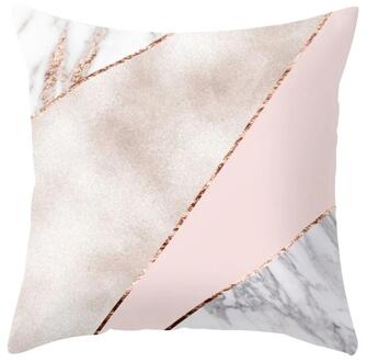 Geometrische Minimalistische Engels Alfabet Patroon Kussensloop Sofa Kussen Kussensloop Perzik Fluwelen Woondecoratie Kussensloop 5