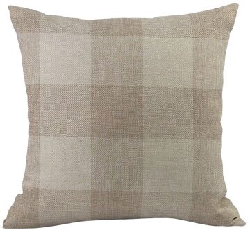 Geometrische Rooster Patronen Kussenhoes Sofa Auto Kamer Decoratie Vierkante Gedrukt Kussensloop Home Decor Дакимакура