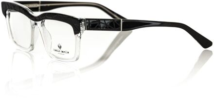 Geometrische Zonnebril Met Heldere Montuur Zwart - One Size