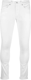 George Skinny Fit Lage Taille Jeans Dondup , White , Heren - W34,W35,W33