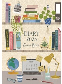 Georgia Breeze A5 Diary 2025 - Calendars, Carousel
