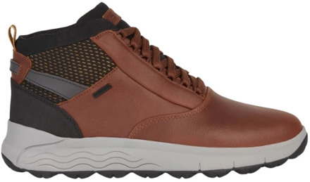 Geox Bruine Enkellaarzen voor Mannen Geox , Brown , Heren - 42 EU