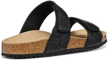 Geox D BRIONIA R Dames Zwarte Sandalen - EU 40.5 / UK 7