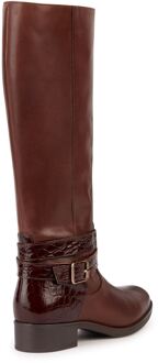 Geox D Felicity Laarzen Bruin Dames - EU 40.5 / UK 7