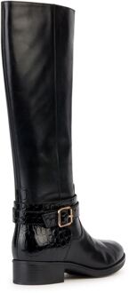 Geox D Felicity Zwart Dameslaarzen - EU 38 / UK 5