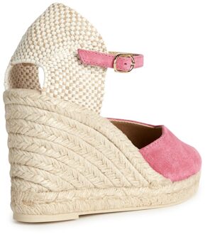 Geox D GELSA Leren Dames Sandalen In Cyclaamkleur - maat Paars