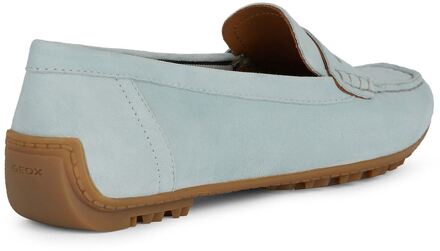 Geox D Kosmopolis Suède Damesschoenen Lichtblauw