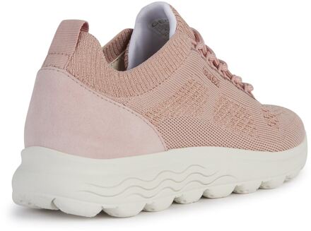 Geox D Spherica A Leren Dames Lichtroze Trainers - maat EU 36 / UK 3 Rosé