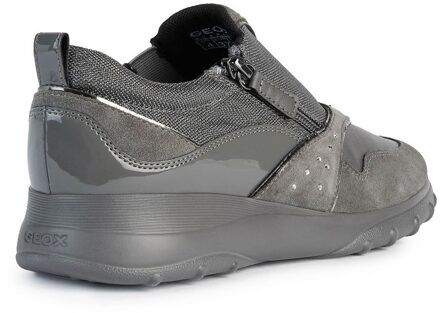 Geox D Zosma B Suède Damessneakers Donkergrijs - maat EU 40.5 / UK 7